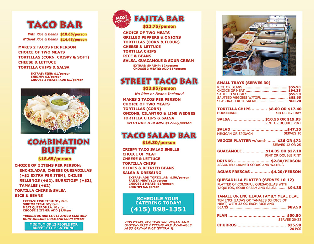 Tommy's Salsa Catering Menu Page 2 Tommy's Salsa Catering Menu Page 2